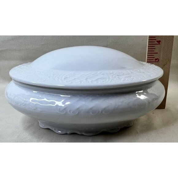 Schumann SCH212 White Oval Domed Covered Caserole Vegetable Bowl Bavaria Germany - Picture 12 of 12